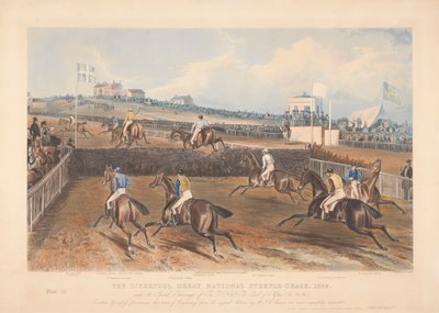 One of a set of four: The Liverpool Great National Steeple-Chase by John Harris