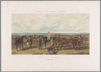 Horses Being Saddled for the Race by John Harris
