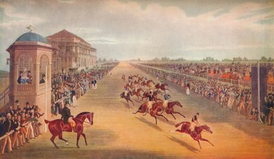 Race for the Great St. Leger Stakes by John Harris