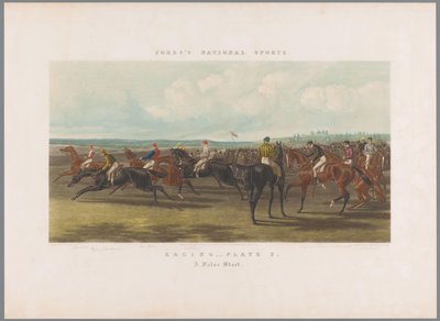 False Start at a Horse Race by John Harris