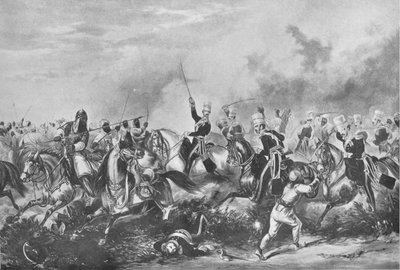 The 3rd Light Dragoons at Chillienwallah by John Harris Junior