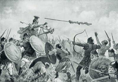 A Roman battle with the Volscians by John Harris Valda