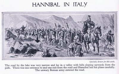 Hannibal in Italy by John Harris Valda