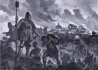 Ivan the Black Sets Fire to Zhabliak 1484, from Hutchinson