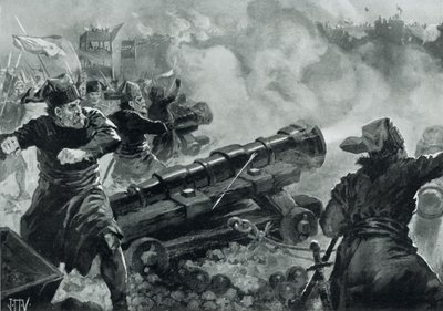 Siege of Constantinople by the Turks by John Harris Valda