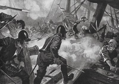 The Battle of Lepanto by John Harris Valda