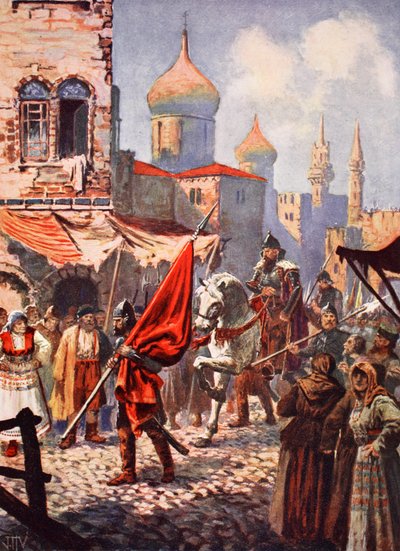 The Return of Ivan the Terrible to Moscow After the Conquest of Kazan by John Harris Valda