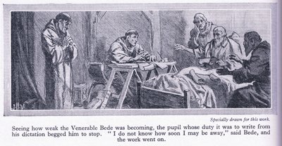 The Final Days of the Venerable Bede Translating the Gospel of St John into English 735 AD by John Harris Valda