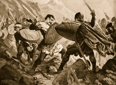 Tsar Michael Shishman of Bulgaria Killed at the Battle of Velbazhd by John Harris Valda