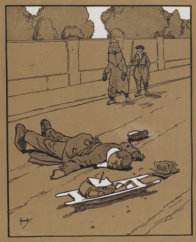 For the daytime, there is nothing like the good old-fashioned safeguard of shamming dead by John Hassall