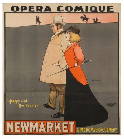 Opera Comique. Poppy and Her Trainer / J. Hassall / Poster, 1896 by John Hassall