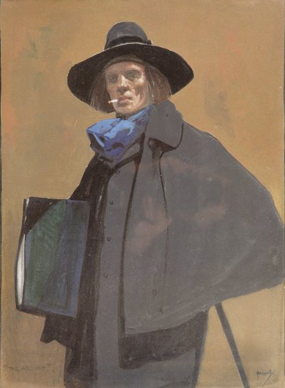 Portrait of the Artist (c.1910) by John Hassall
