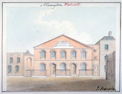 Beresford Chapel, Beresford Street, Southwark, London, 1824 by John Hassell