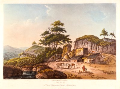 Lime Kilns. A View at Clifton near Bristol, Gloucestershire, 1798 by John Hassell