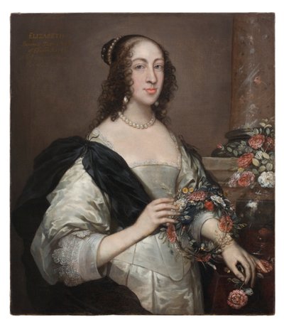Elizabeth Wray, Baroness Norris, c.1638, overpainted c.1645 by John Hayls