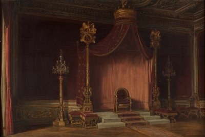 The Throne of Napoleon, Palace of Fontainebleau, 1888 by John Haynes Williams