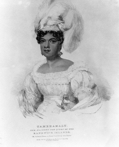 Tamehamalu, Queen of the Sandwich Islands by John Hayter