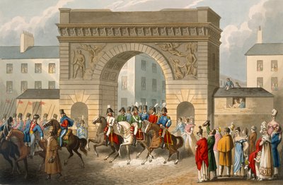 Entrance of the Allies into Paris (engraved by Matthew Dubourg) by John Heaviside Clark
