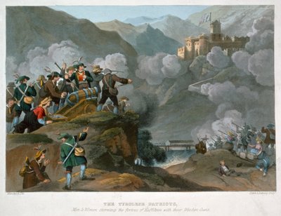 The Tirolese Patriots Storming the Fortress of Kuffstein with Their Wooden Guns, 1816 by John Heaviside Clark
