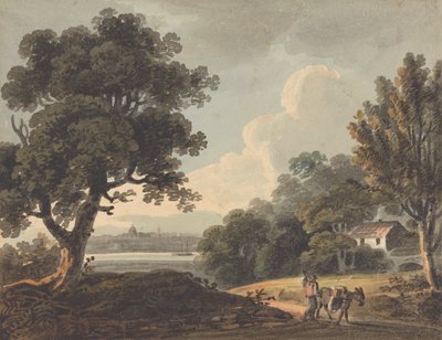 Landscape with a Distant View of London by John Henry Campbell
