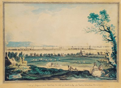 View of Ringsend from Merrion Square, Dublin by John Henry Campbell