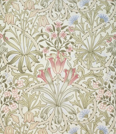 Persian wallpaper, designed by John Henry Dearle for Morris and Company by John Henry Dearle