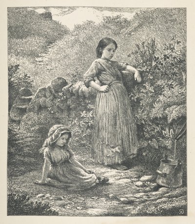 Plate 16. Two young girls, from 