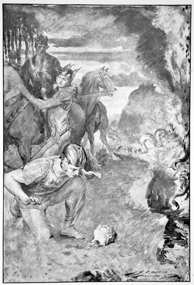 Beowulf Finds the Head of Aschere by John Henry Frederick Bacon