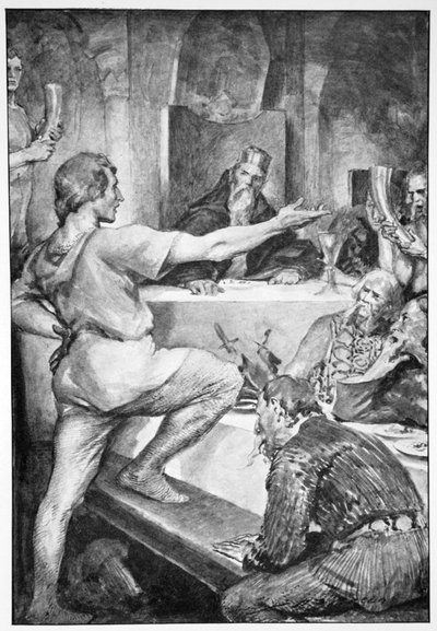 Beowulf Replies Haughtily to Hunferth by John Henry Frederick Bacon