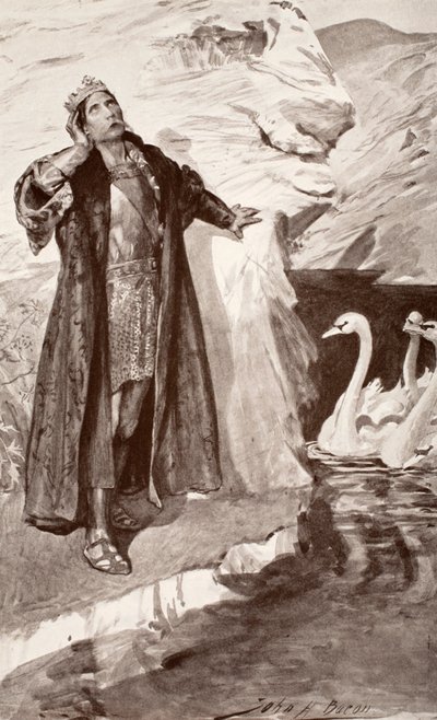 Ler and the Swans, illustration from 