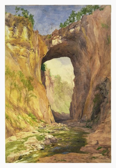Natural Bridge, Virginia, 1876 by John Henry Hill