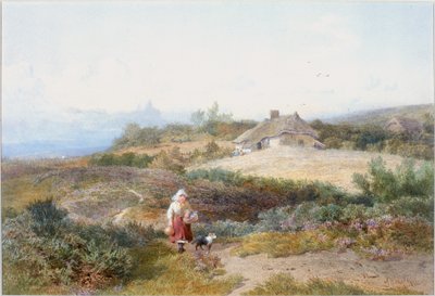 Cottage Scene by John Henry Mole