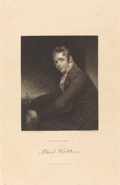 Sir David Wilkie, R.A. by John Henry Robinson after Sir William Beechey