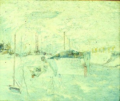 Last Touch of Sun by John Henry Twachtman