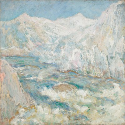 The Rapids, Yellowstone, c. 1890-1899 by John Henry Twachtman