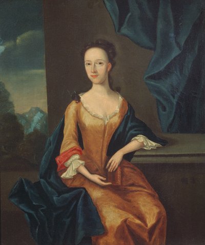 Mrs Thomas Freame (1704-c.1751) after an original thought to be by Sir Godfrey Kneller, c.1742 by John Hesselius