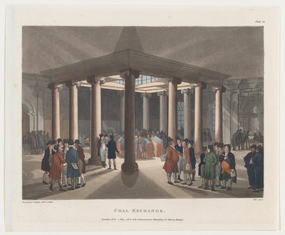 Coal Exchange, May 1, 1808 by John Hill