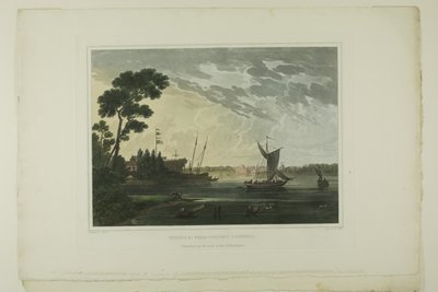 Norfolk; From Gosport, Virginia, Plate Five of the Second Number of Picturesque Views of American Scenery by John Hill
