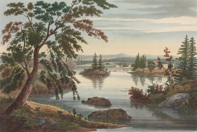 View Near Fort Miller No. 10 later changed to No. 9 of The Hudson River Portfolio by John Hill