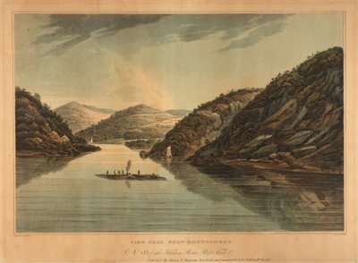 View near Fort Montgomery (no. 18, Hudson River portfolio) by John Hill