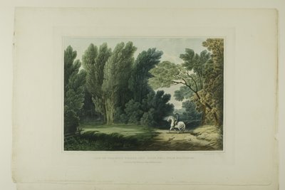 View of the Spot Where General Ross Fell, Near Baltimore, plate six of the first number of Picturesque Views of American Scenery by John Hill