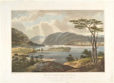 View from Fishkill Looking to West Point by John Hill after William Guy Wall