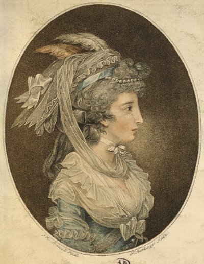English Hairstyle, Engraved by Francesco Bartolozzi by John Hodges Benwell