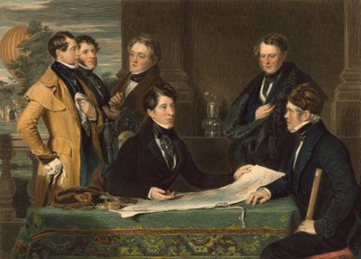 A Consultation previous to an Aerial Voyage from London to Wellburg in Nassau on the 7th day of November, 1836 by John Hollins