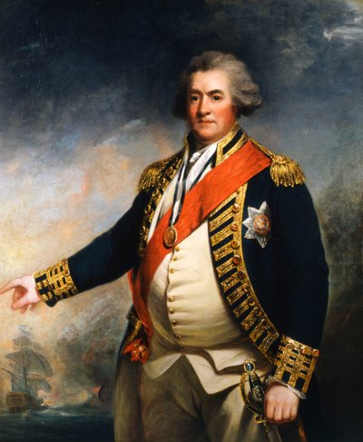 Admiral Lord Duncan, 18th Century British Naval Commander by John Hoppner