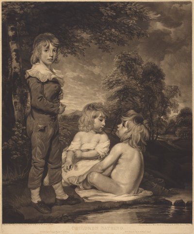 Children Bathing (The Hoppner Children) by John Hoppner