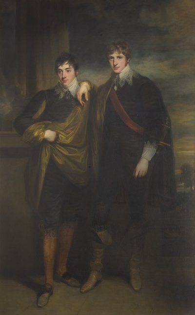 Henry Augustus Berkeley Craven and Keppel Richard Craven by John Hoppner