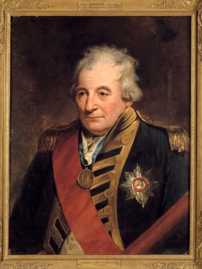Portrait of John Jervis, Earl of Saint Vincent, Admiral First Lord of the Admiralty by John Hoppner