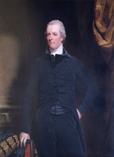 Portrait of William Pitt the Younger, British Politician and Prime Minister by John Hoppner