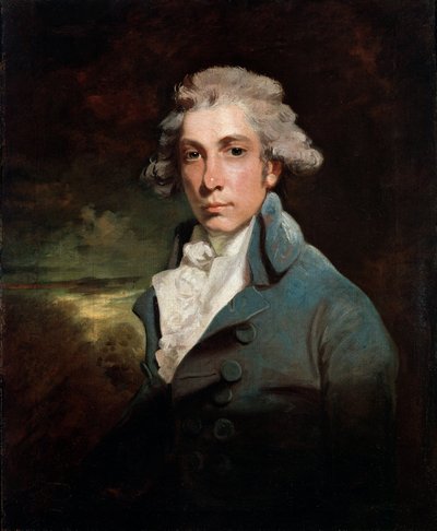 Portrait of the playwright and Whig statesman Richard Brinsley Sheridan by John Hoppner